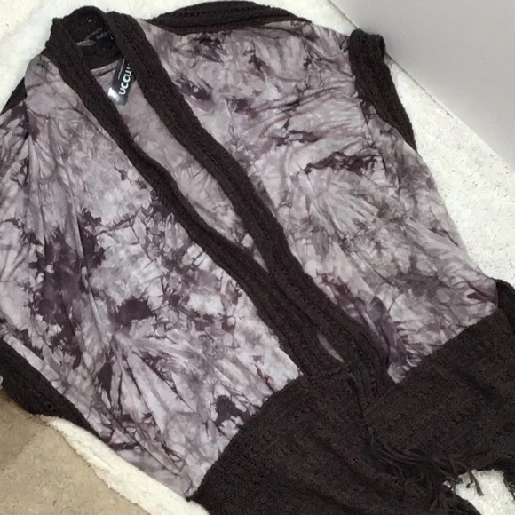 Papermoon sleeveless boho cardigan kimono L NWT - Picture 14 of 14